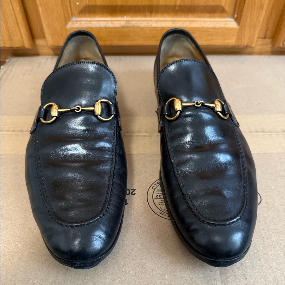 Gucci classic loafers 8 1/2 black excellencet cond taken care of - Picture 7 of 16